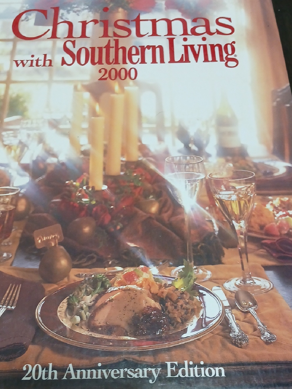 Southern Living Holiday Table Cookbook - Red & Cream